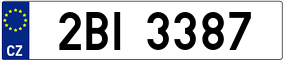 Truck License Plate